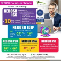 Join NEBOSH Courses in Chennai