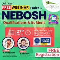 Enroll in Free Webinar about NEBOSH Qualification