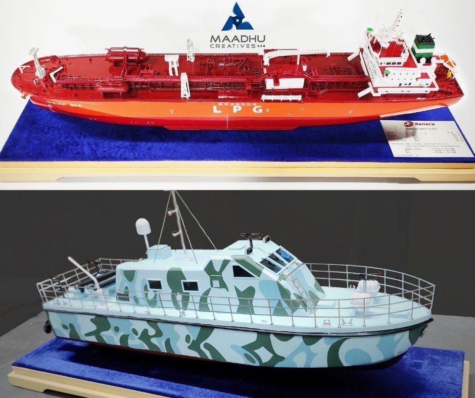 Professional Marine Model Makers Firm By Maadhu Creatives